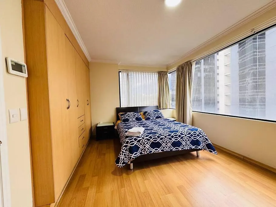 Departamento, Con Vista, Para 2 Personas, Wifi, Parqueadero Gratis Cubierto, Full Equipado, Lavadora, Secadora, Cerca De El Parque La Carolina 키토 0*,